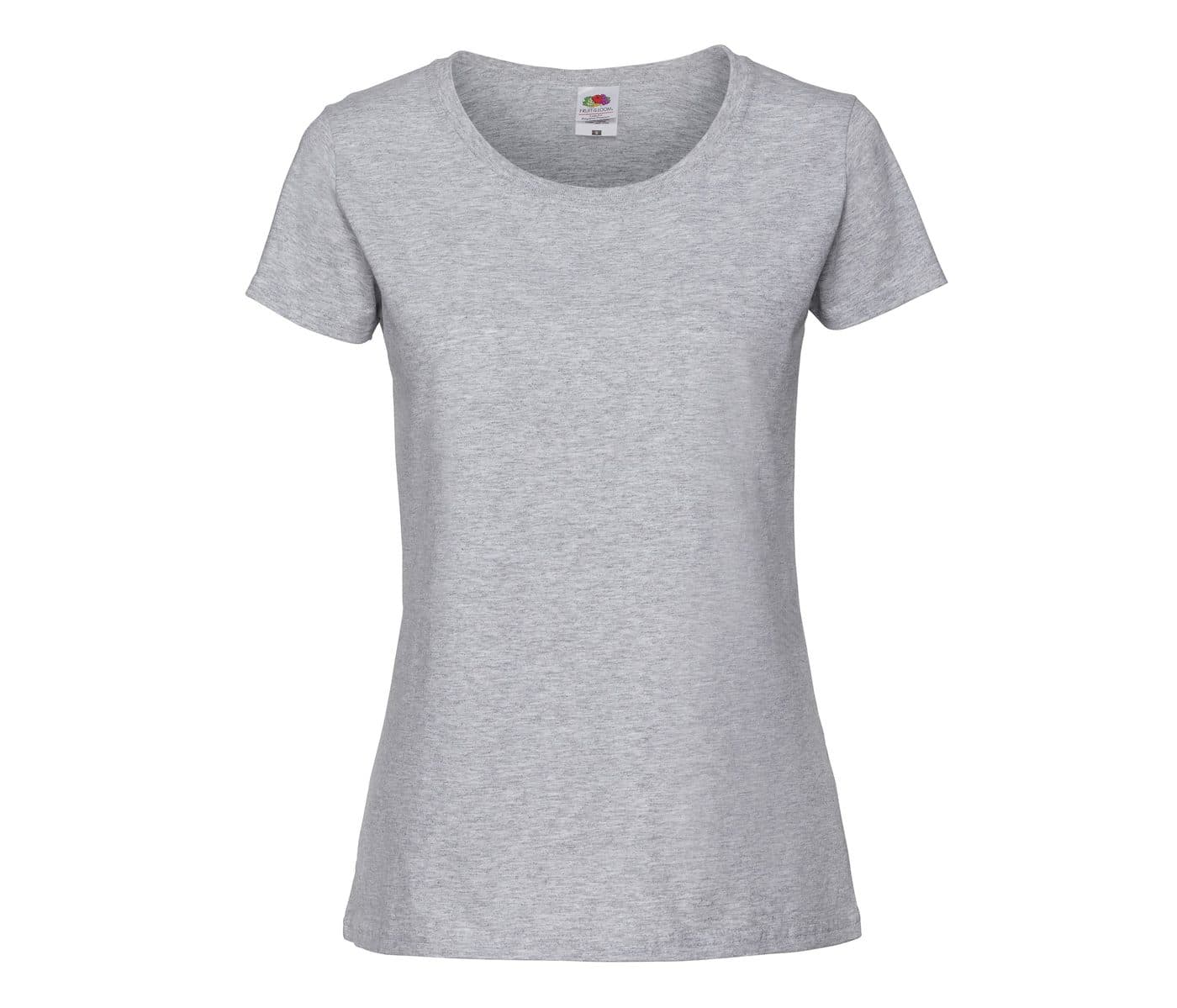 LADIES ICONIC 195 RINGSPUN PREMIUM T coloris Gris chiné