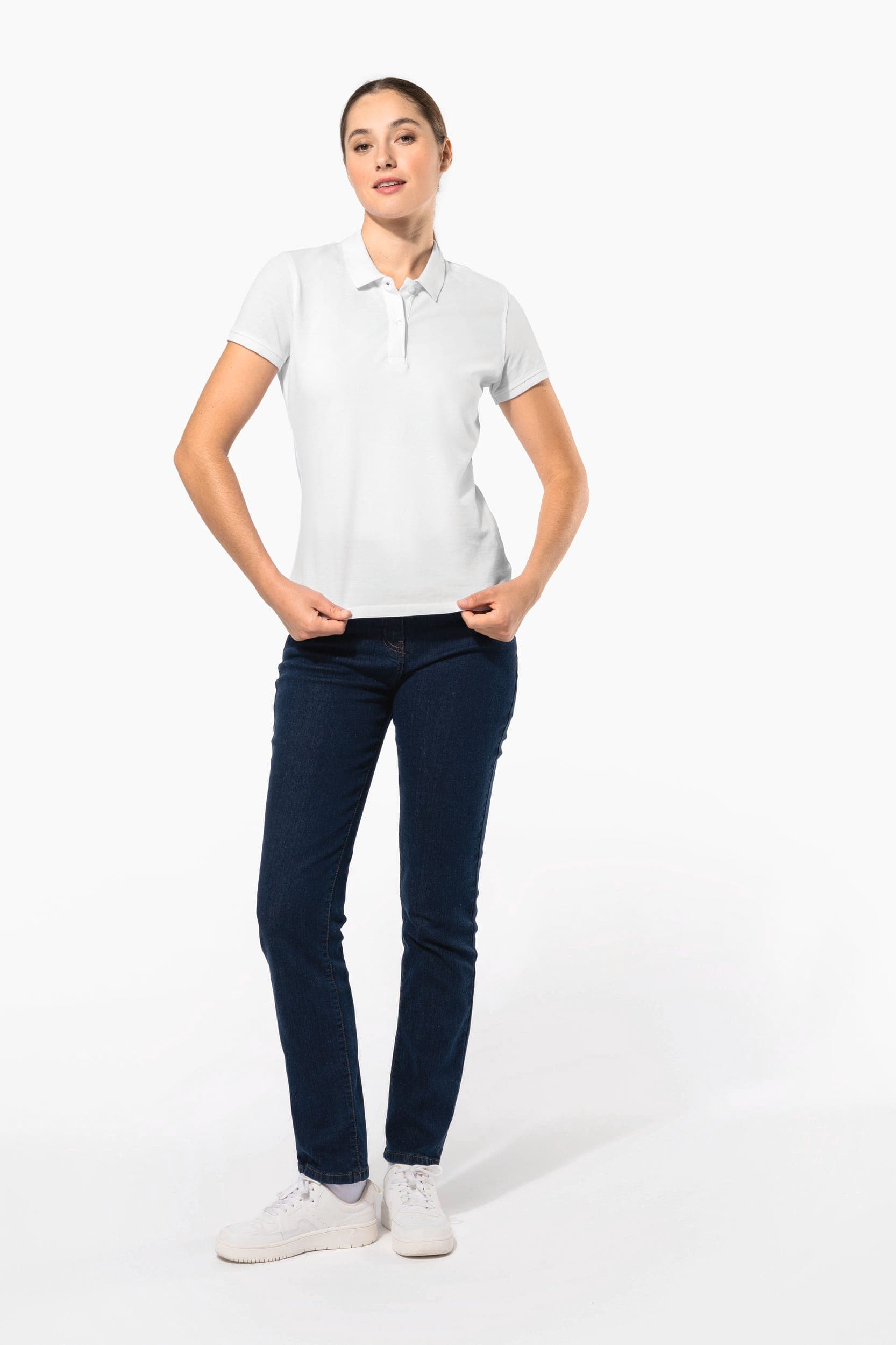 Jean basic femme en situation