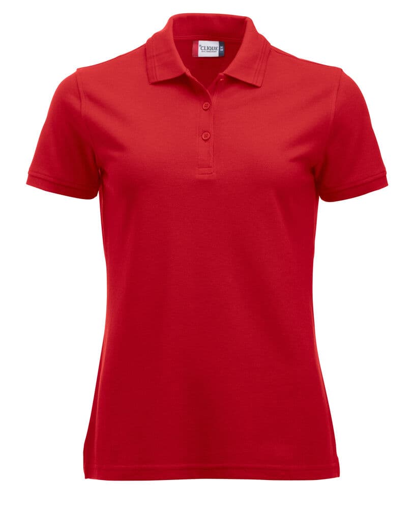 Clique Manhattan Women Polo coloris Rouge