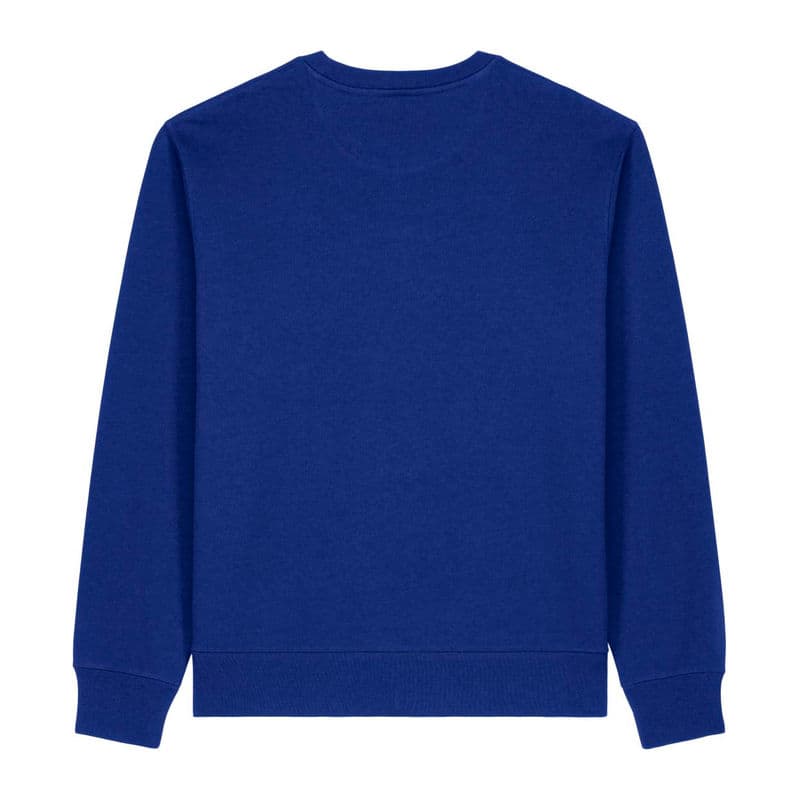 The Thinker unisexe sweatshirt col rond coloris Bleu Worker