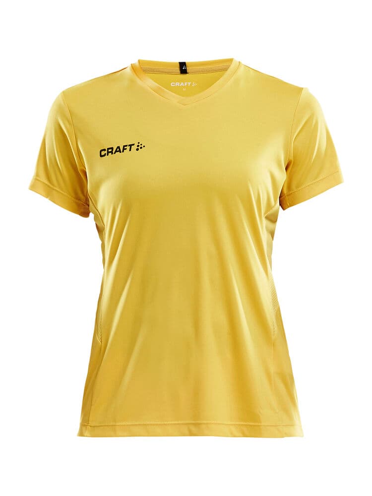Craft Squad go jersey solid w coloris Jaune