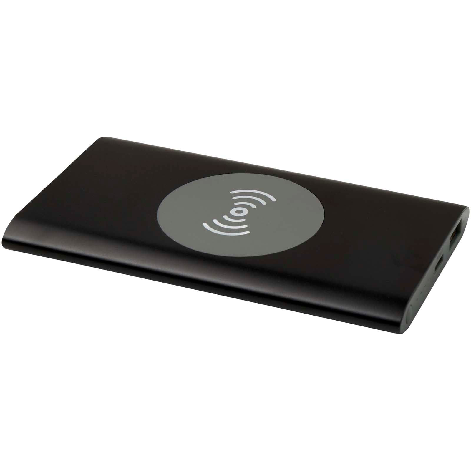 Batterie de secours sans fil en aluminium recyclé Juice type-C de 4 000 mAh  coloris Noir