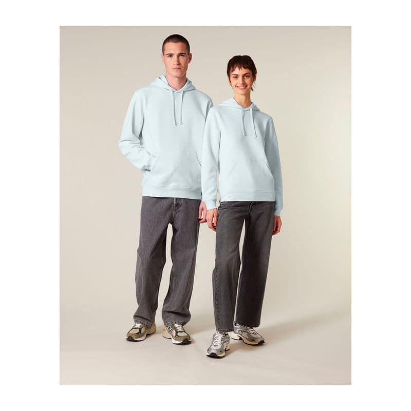 Drummer 2.0 unisex hoodie  coloris Bleu glacier