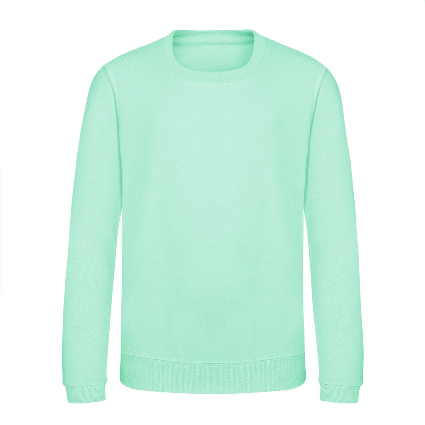 KIDS AWDIS SWEAT coloris Menthe poivrée