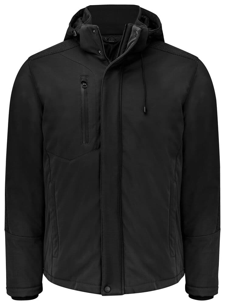 3417 VESTE SOFTSHELL DOUBLÉE coloris Noir