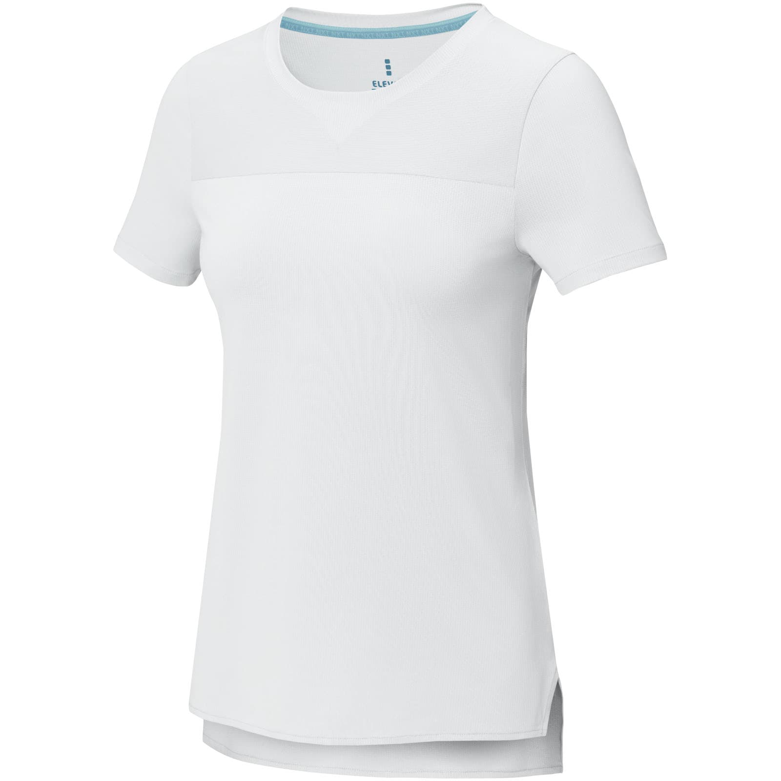 T-shirt Borax à manches courtes et en cool fit recyclé GRS de 160 g/m² pour femme coloris Blanc