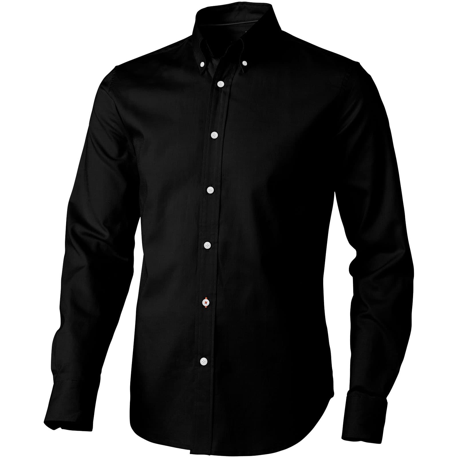 Chemise oxford manches longues homme de 142 g/m² Vaillant coloris Noir