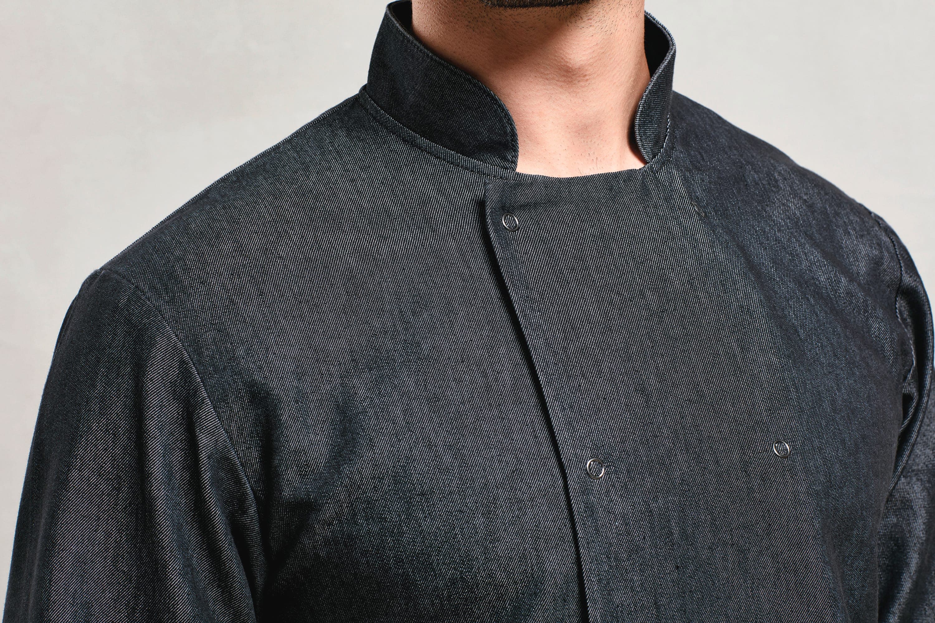 Veste Denim chef cuisinier en situation