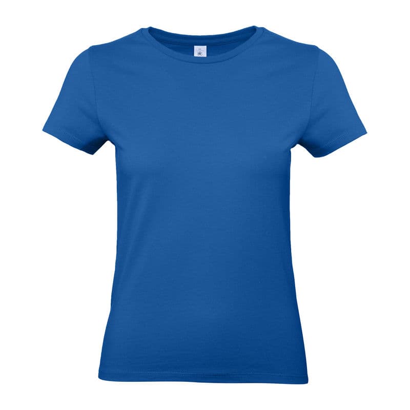 B&C #E190 /WOMEN T-SHIRT coloris Bleu roi