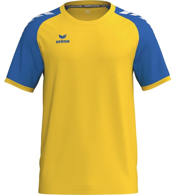 WINGS Jersey Shortsleeve coloris Jaune / Bleu roi