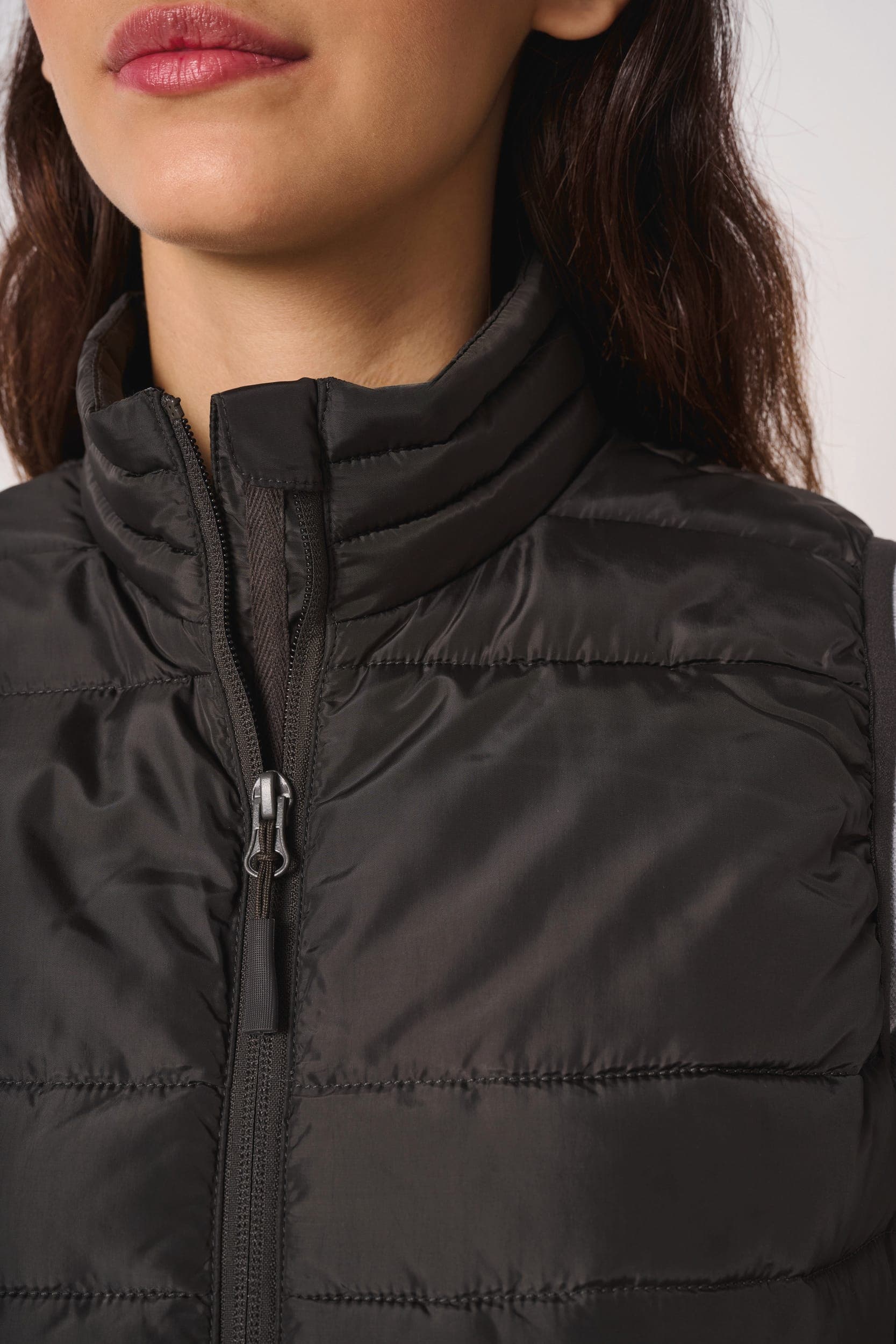 Bodywarmer matelassé femme en situation