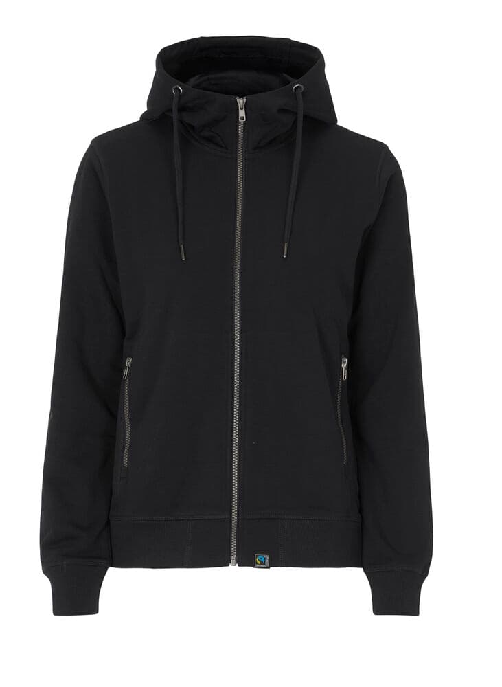 F. SWEAT À CAPUCHE FERMETURE COMPLÈTE FEMME - CERTIFIÉ GOTS