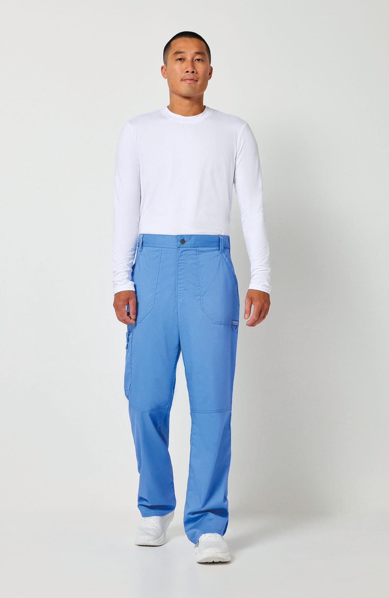 Pantalon cargo à braguette homme
