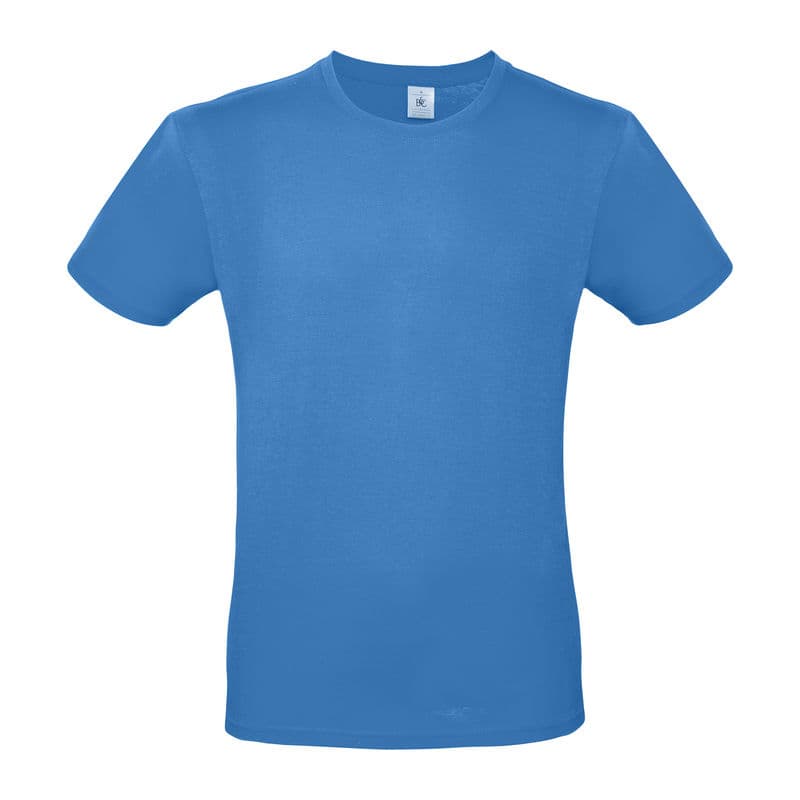 B&C #E150 UNISEX T-SHIRT coloris Azur