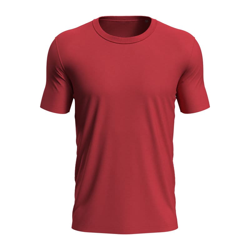 Morgan Crew Neck Unisex T-shirt coloris Rouge cramoisi