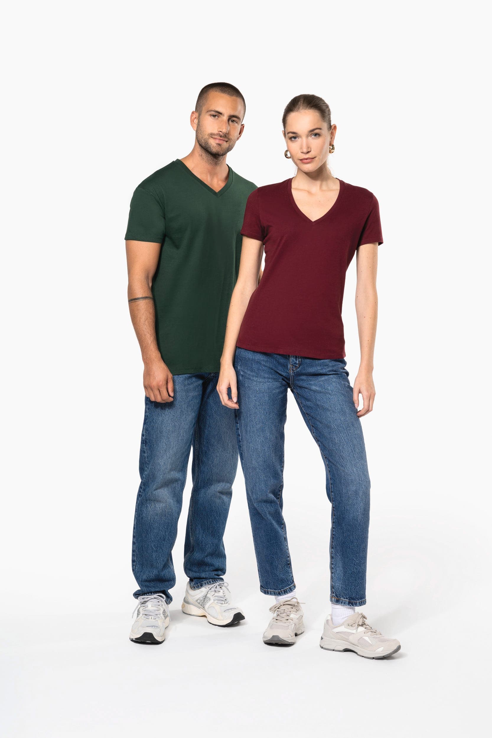 T-shirt Bio150 IC col V homme en situation