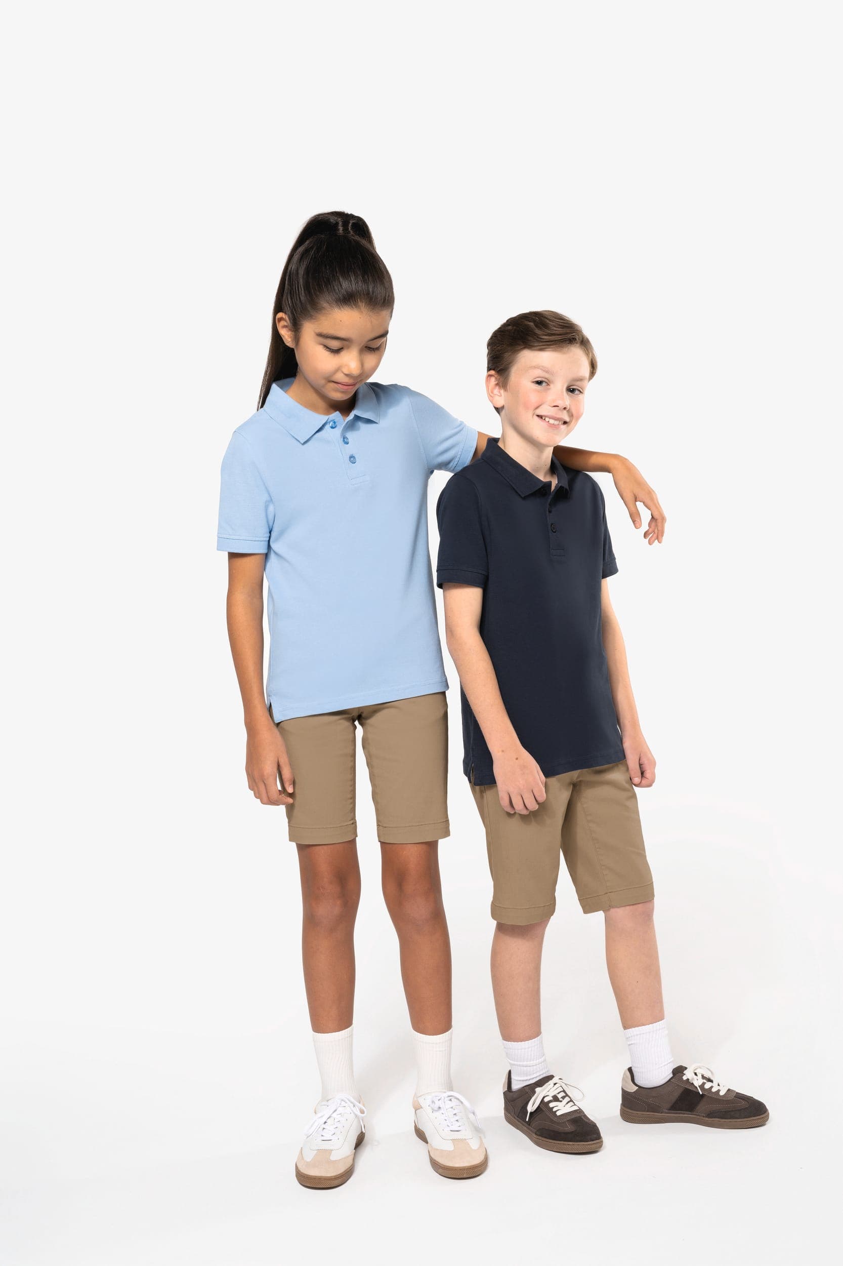 Polo manches courtes enfant en situation