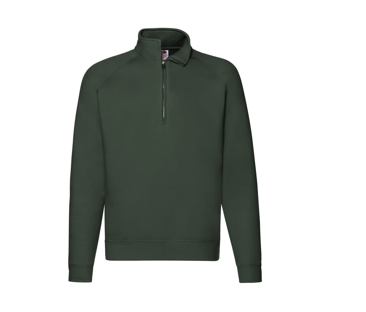 PREMIUM ZIP NECK SWEAT coloris Vert bouteille