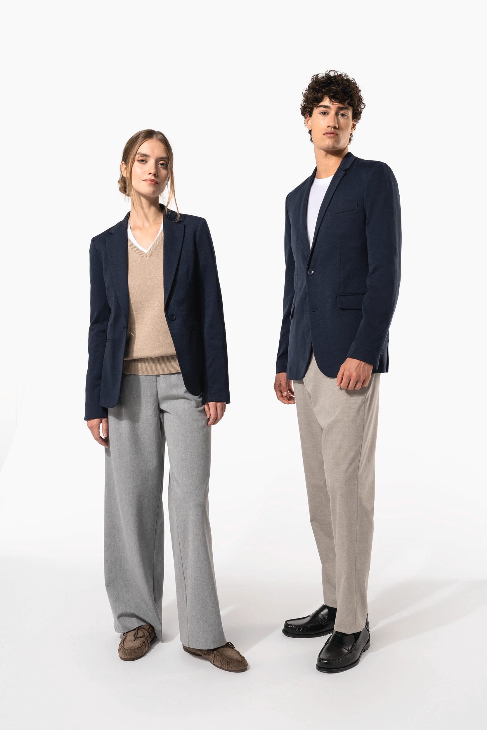 Veste maille femme en situation