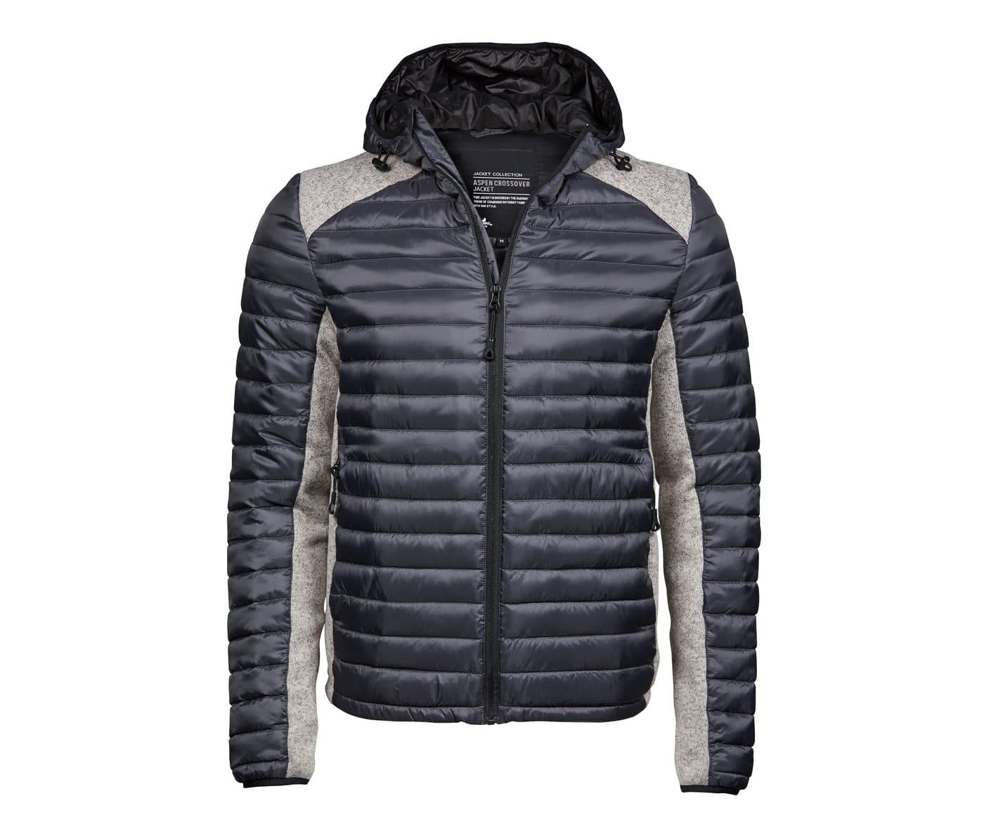 HOODED OUTDOOR CROSSOVER coloris Gris espace / Gris chiné