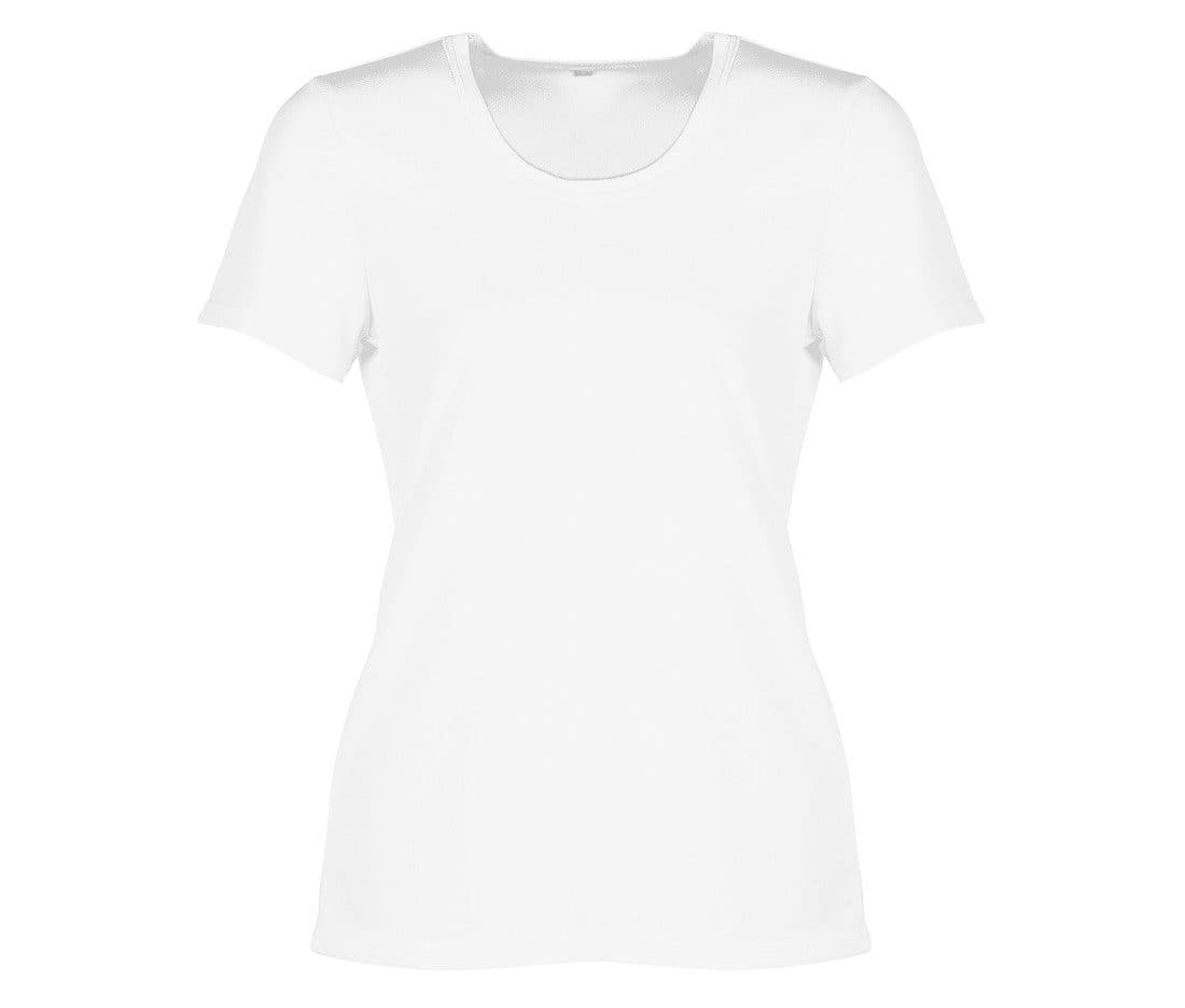 LADIES' NO LABEL SPORT TEE-SHIRT coloris Blanc