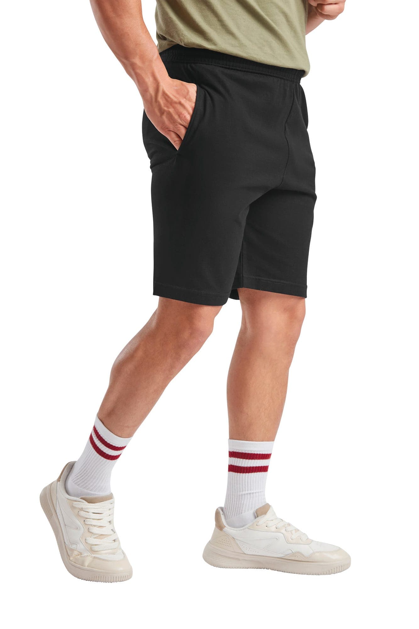Short en jersey en situation