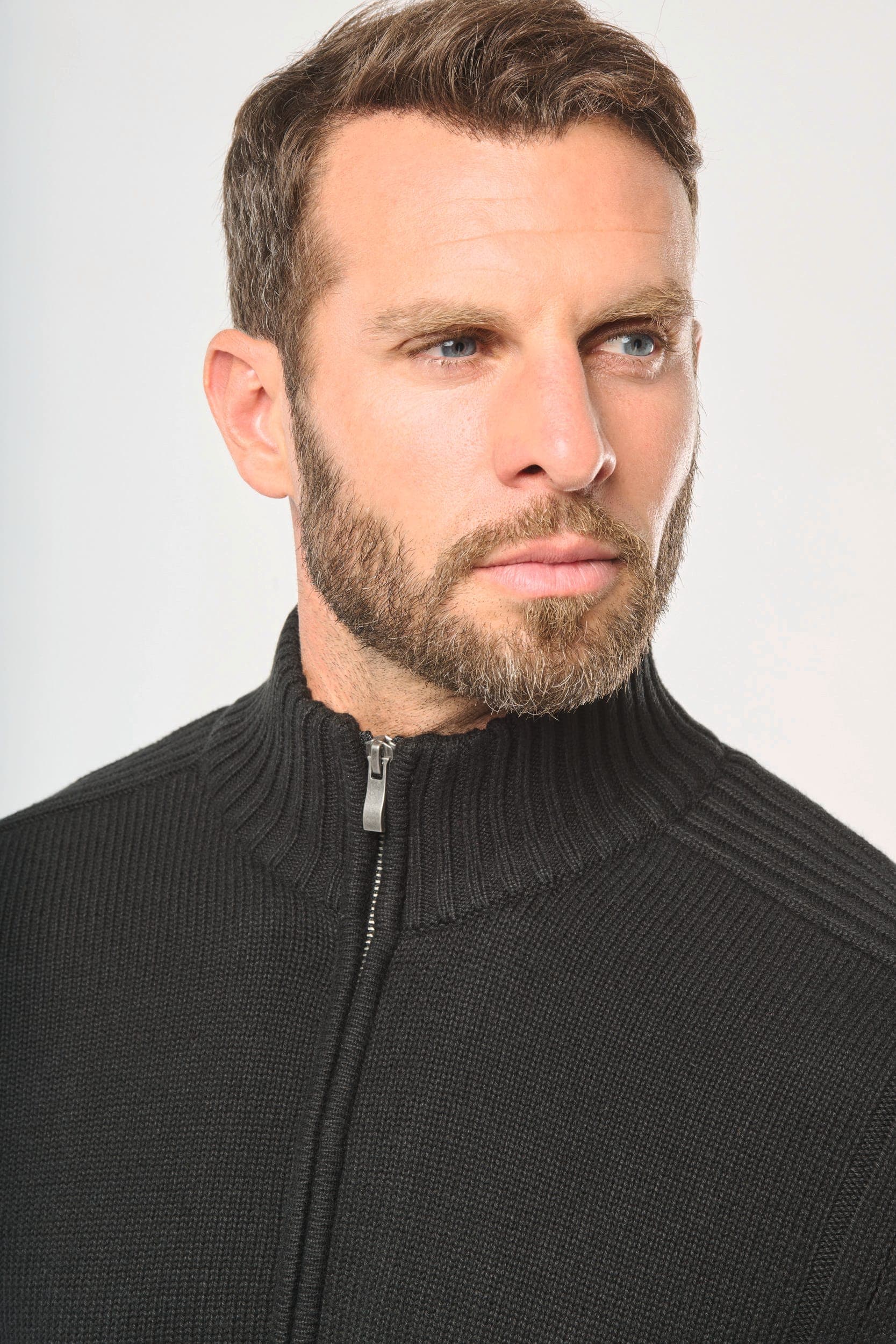Cardigan doublé polaire homme en situation