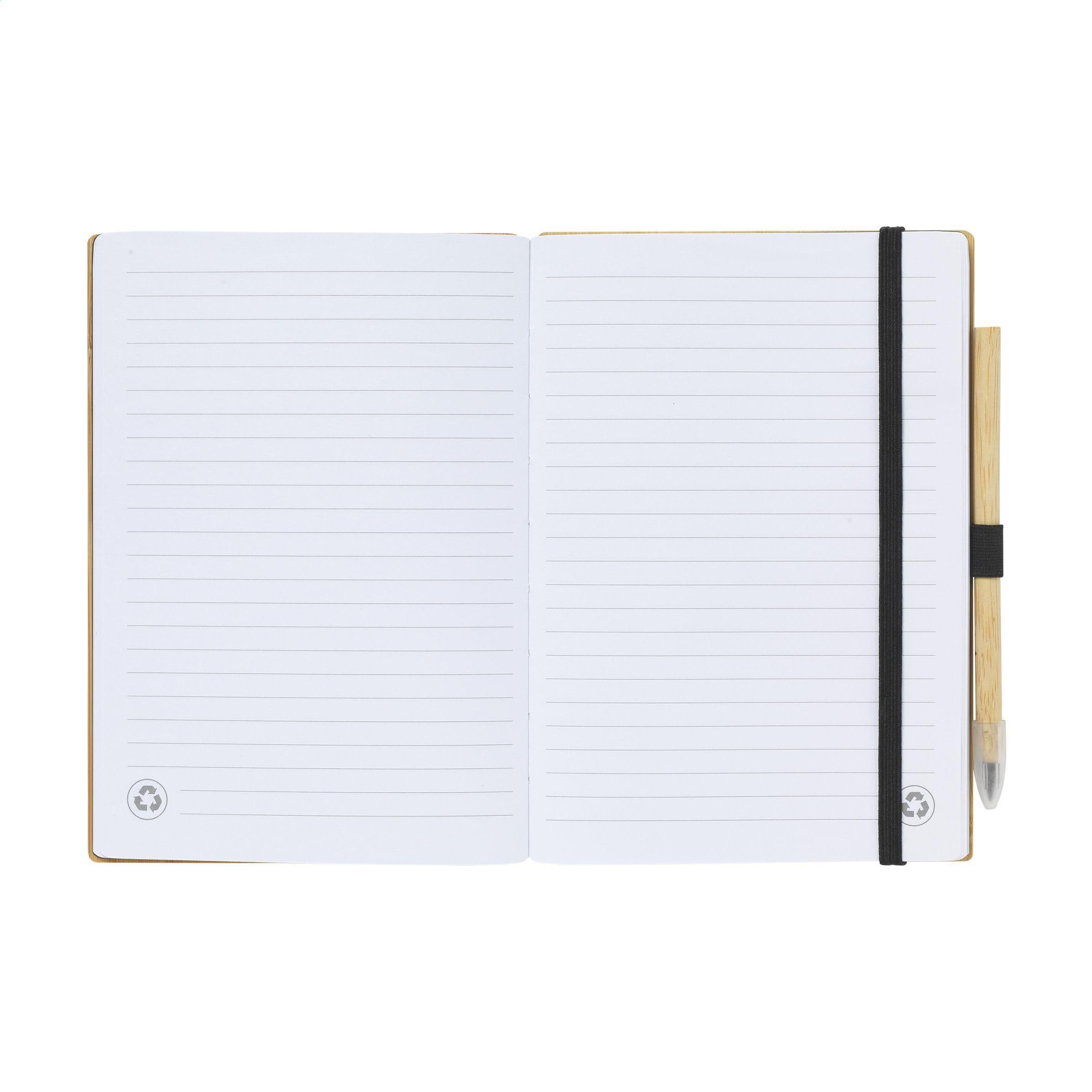 Carnet de notes BambooPlus A5 - stylo sans encre en situation