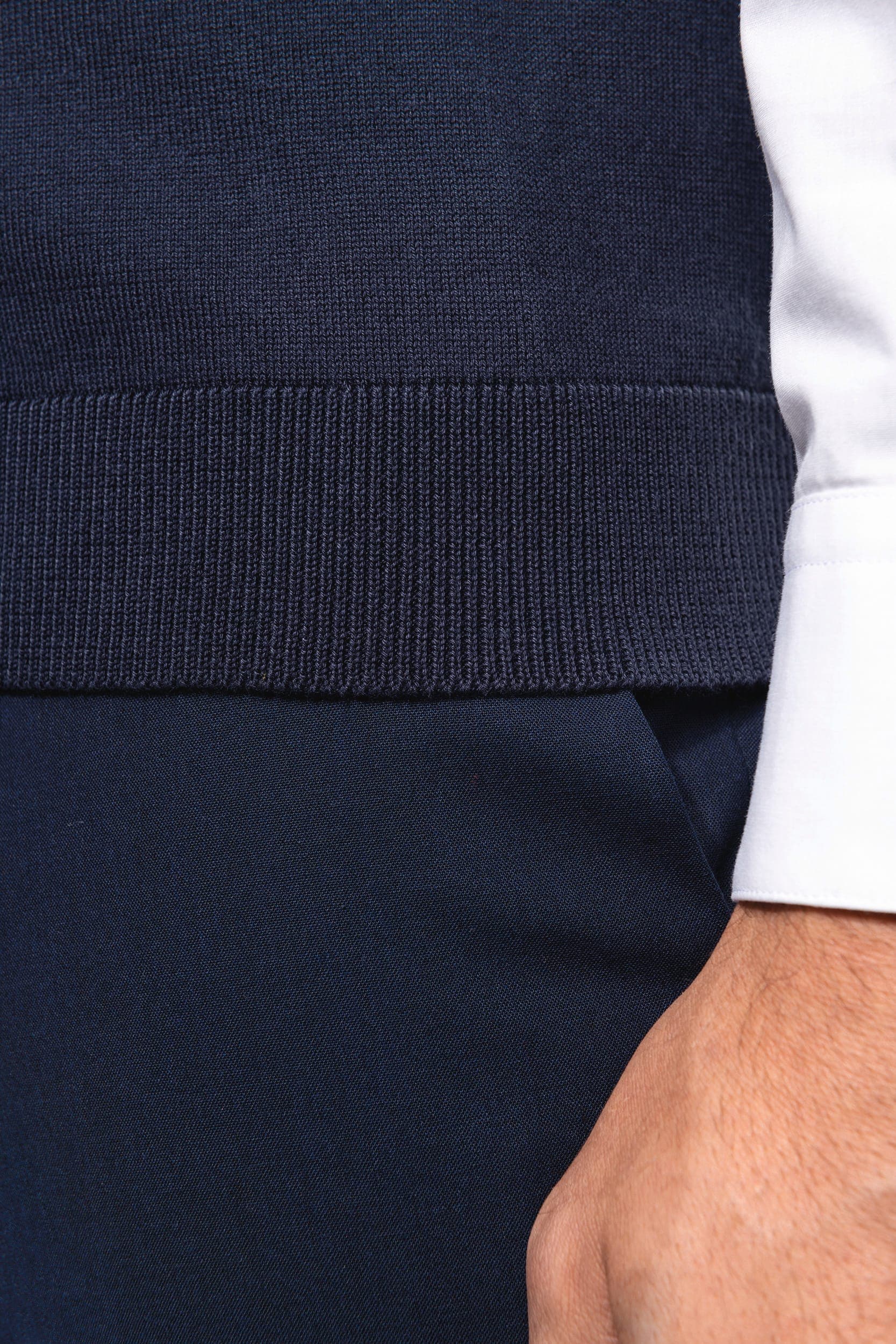 Gilet Supima® homme en situation