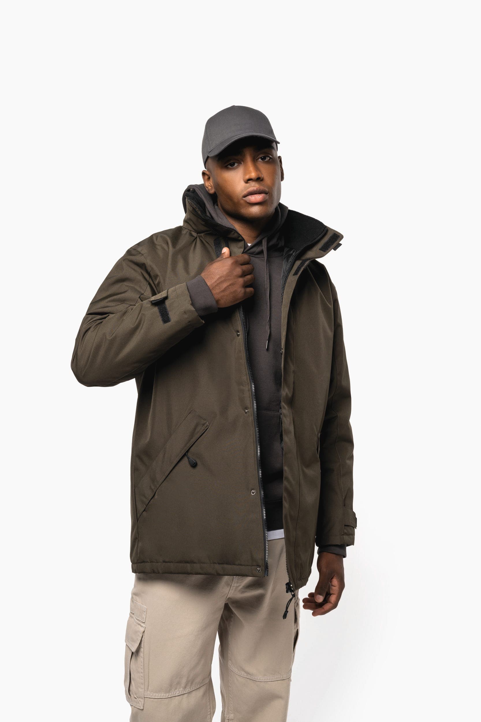 Parka doublure matelassée en situation