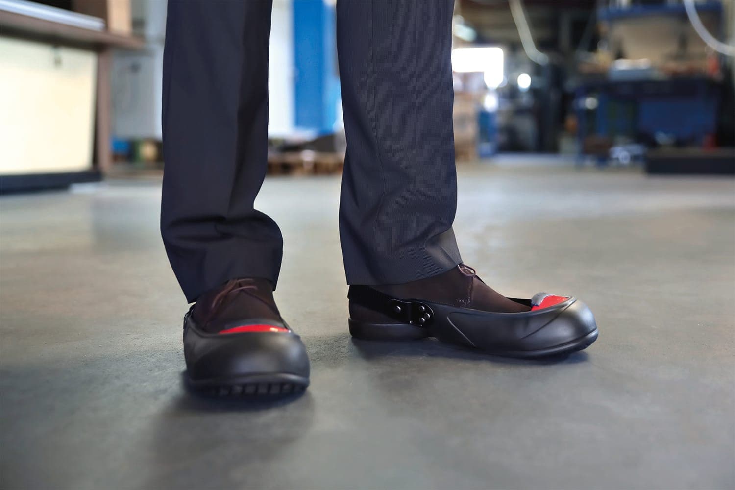 Sur-chaussures Visitor en situation
