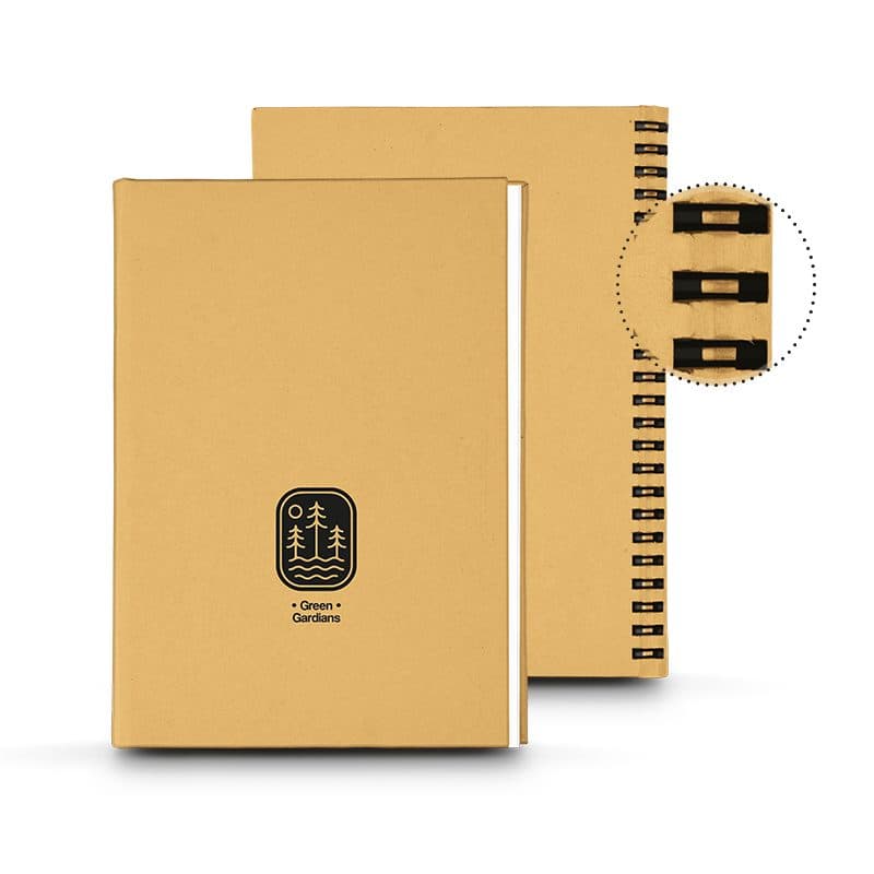 CARNET A5 A SPIRALE en situation