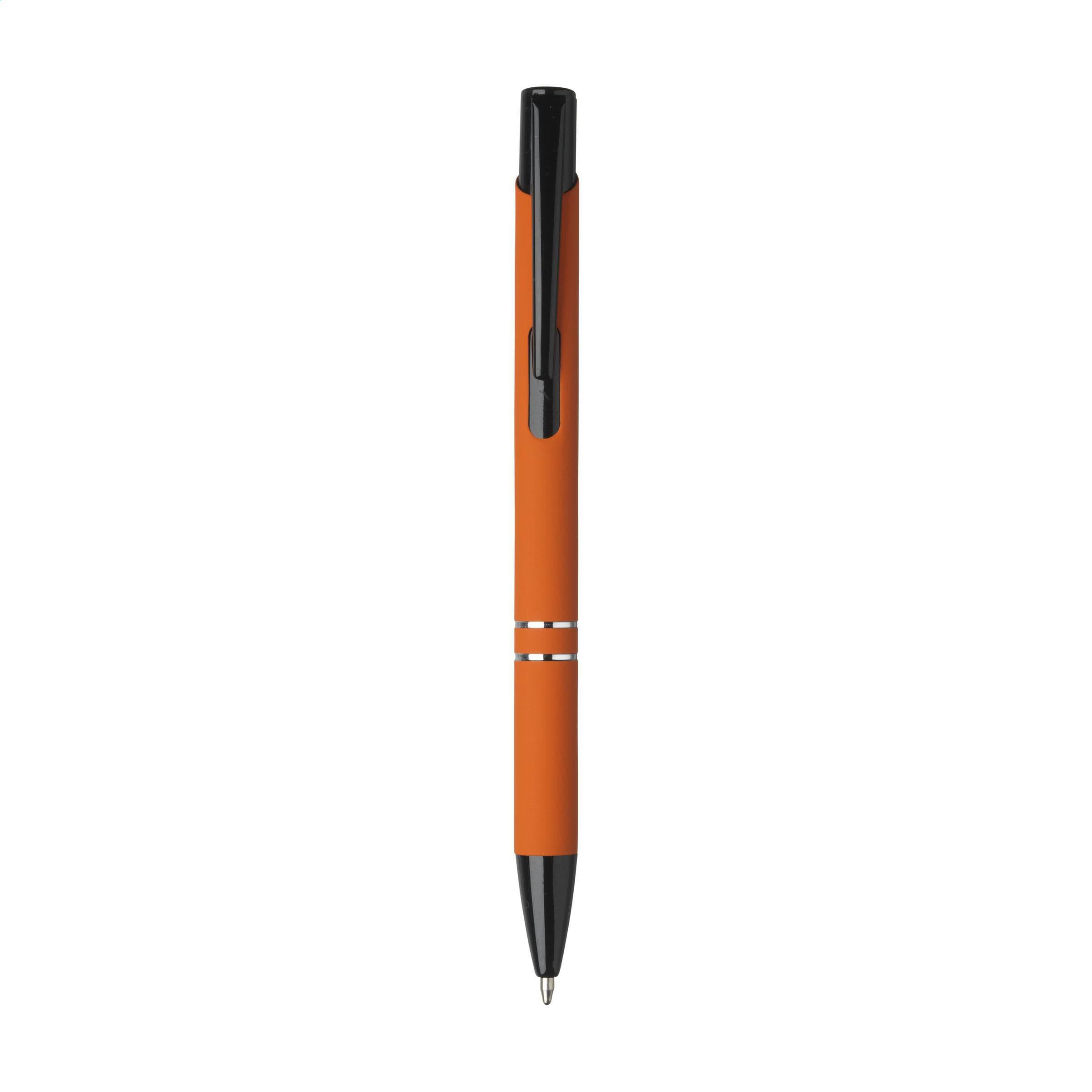 Stylo Ebony caoutchoutée en situation