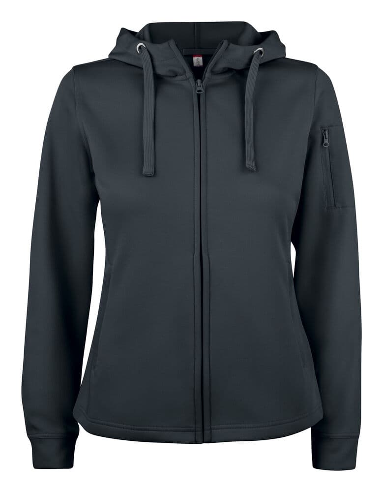 Clique Basic Active Hoody FZ Women coloris Noir