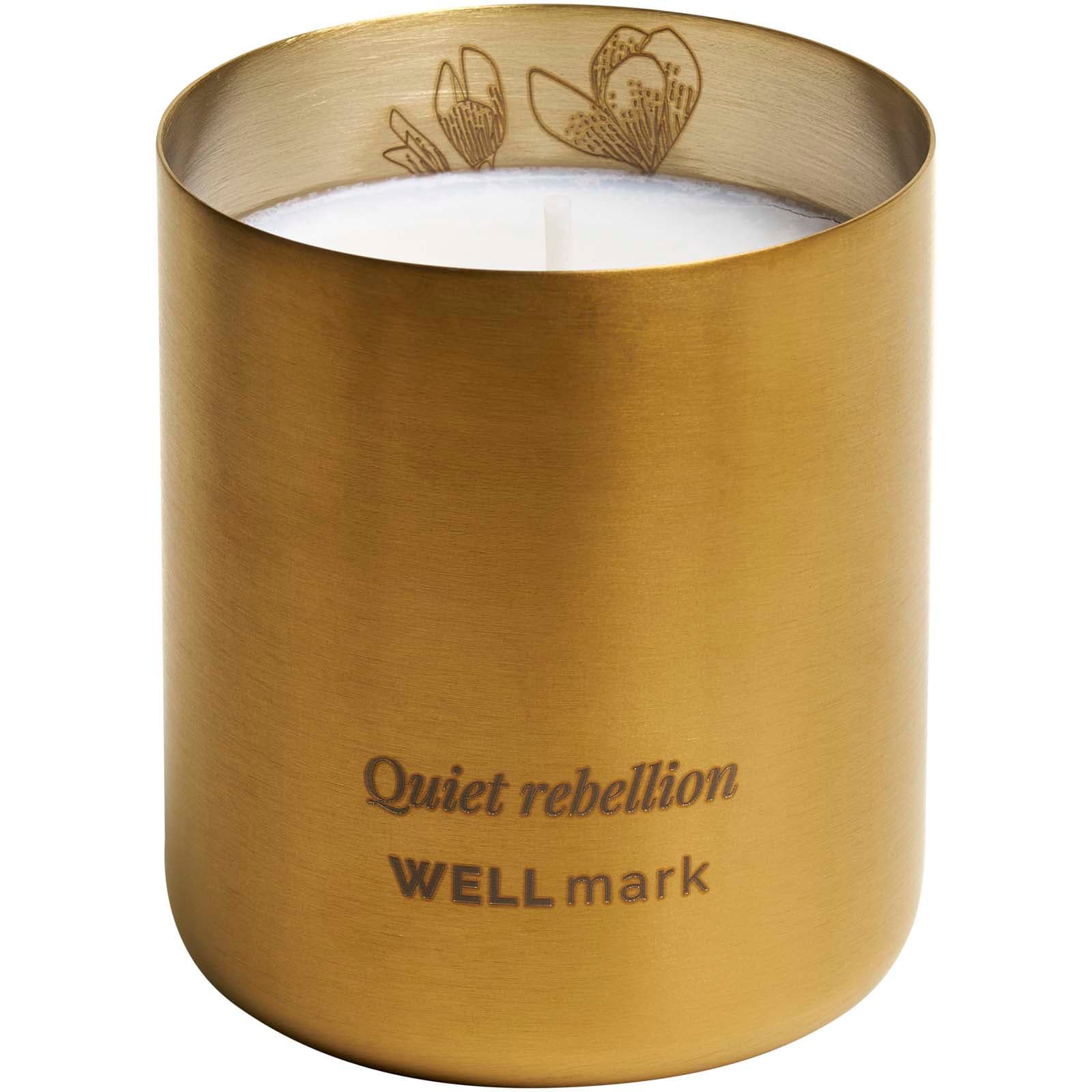 Bougie parfumée Wellmark coloris Doré