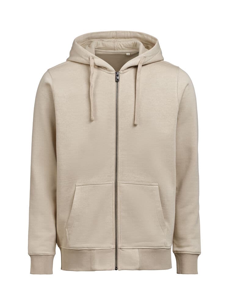 UM Sweatshirt Fermeture Complète (OCS-RCS)  Coupe Regular Unisexe coloris Latte