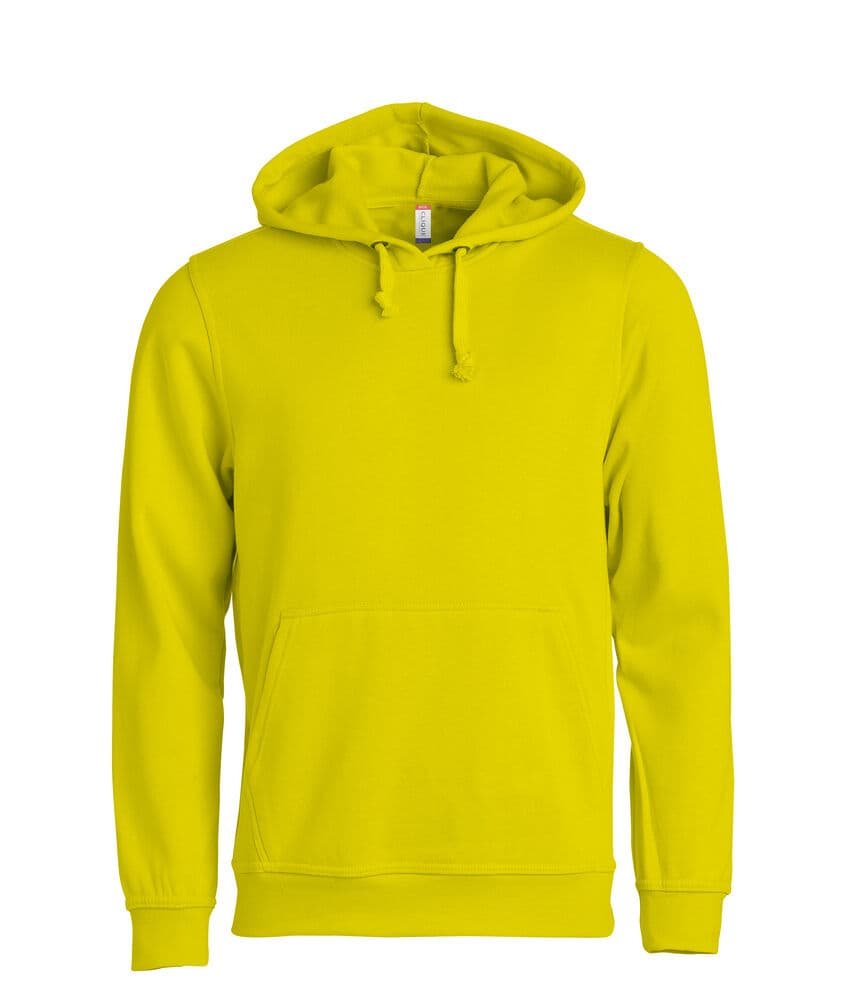Clique Basic Hoody coloris Jaune haute visibilité