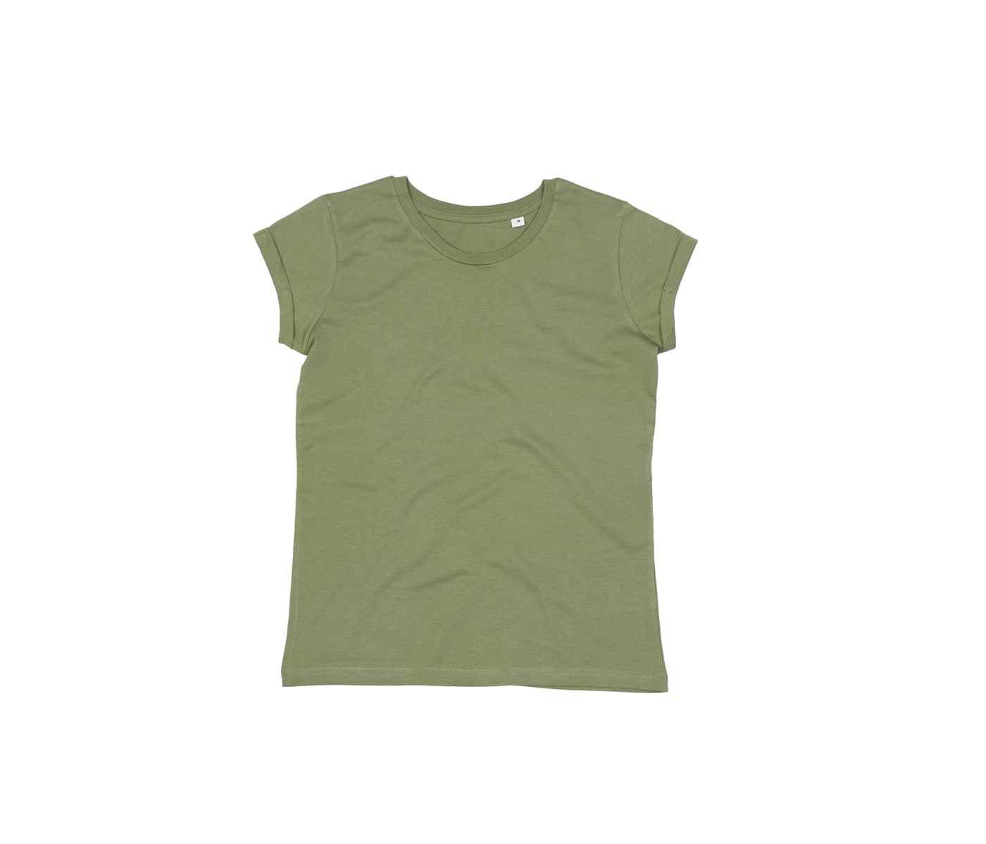 WOMEN'S ROLL SLEEVE T coloris Olive doux