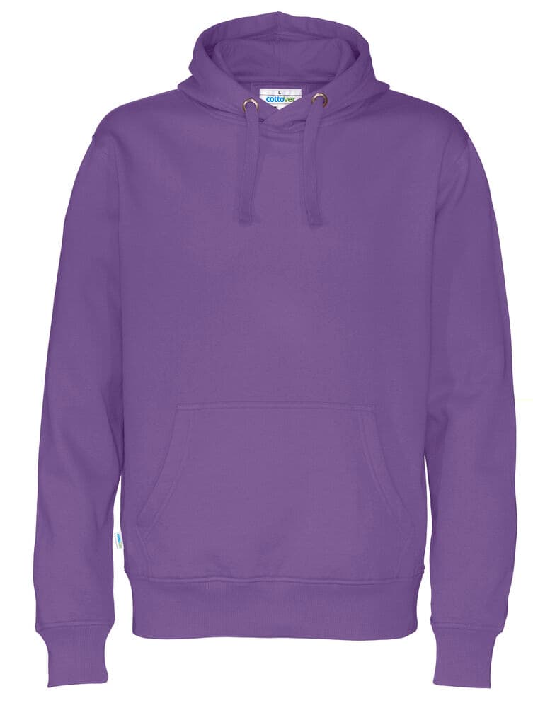 HOODIE HOMME - CERTIFIÉ GOTS coloris Violet
