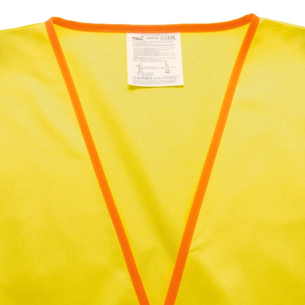 Gilet haute visibilité bicolore en situation