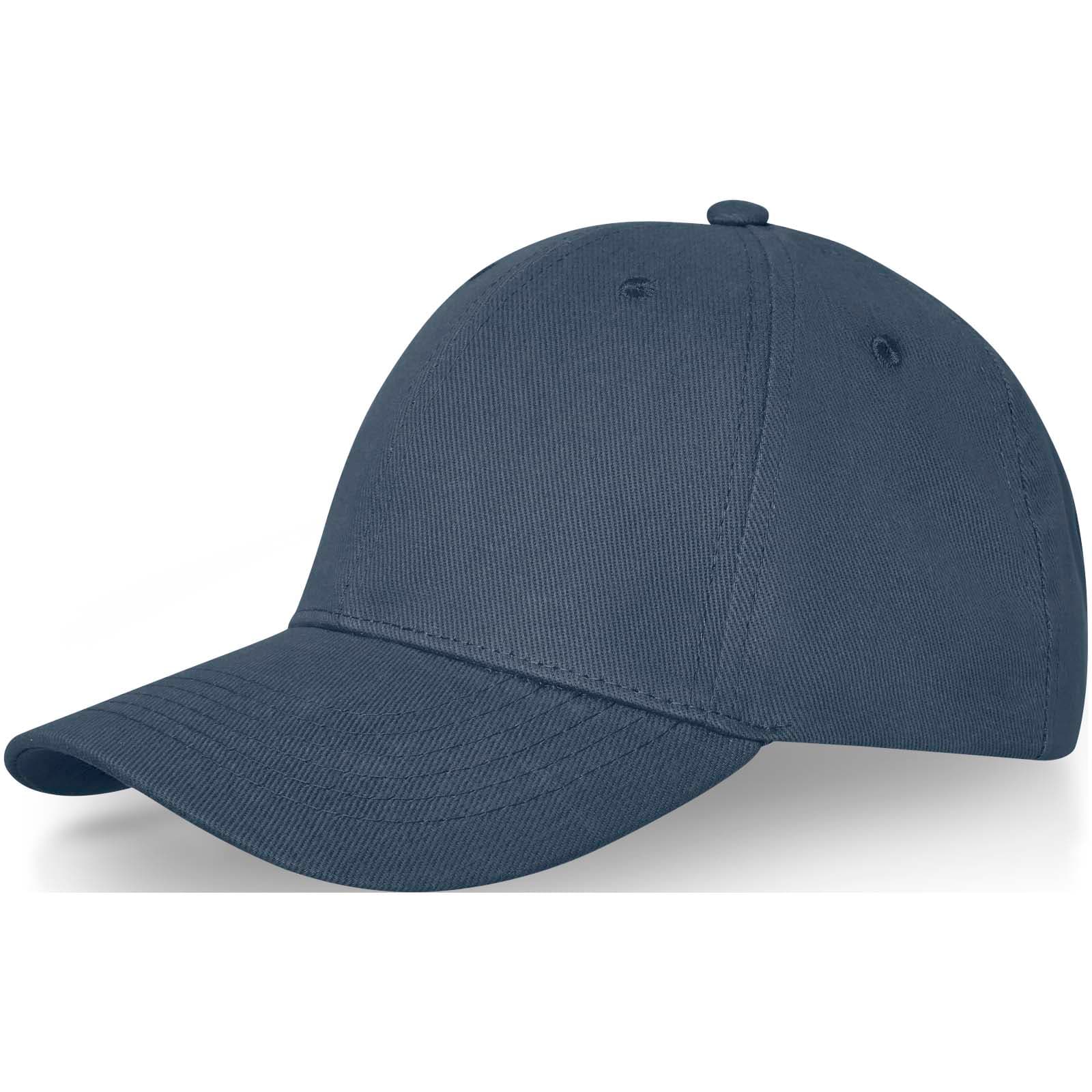 Casquette de 260 g/m² Davis 6 panneaux coloris Bleu hale