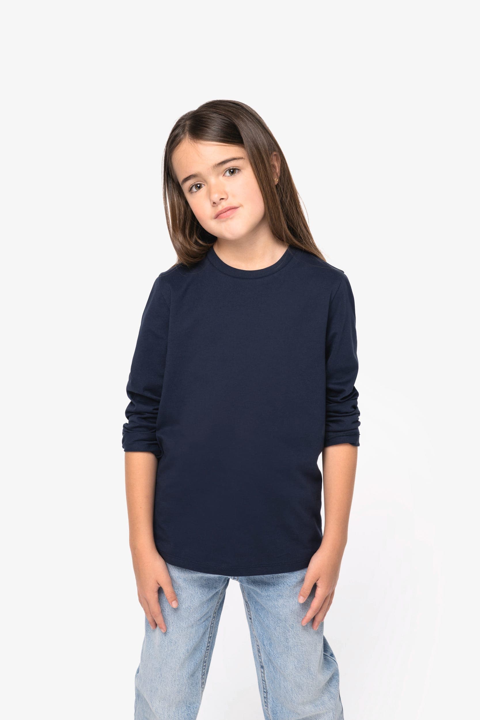 T-shirt écoresponsable manches longues enfant en situation