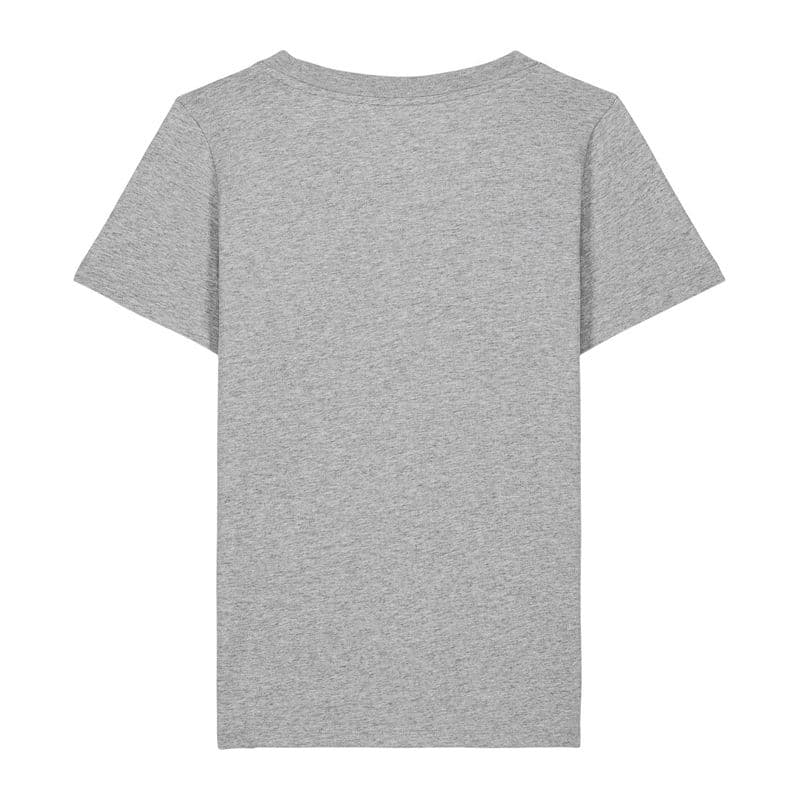 The iconic mid-light women’s fitted t-shirt coloris Gris chiné