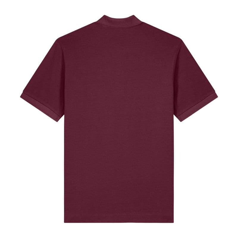 Prepster 2.0 unisex polo coloris Prune profond