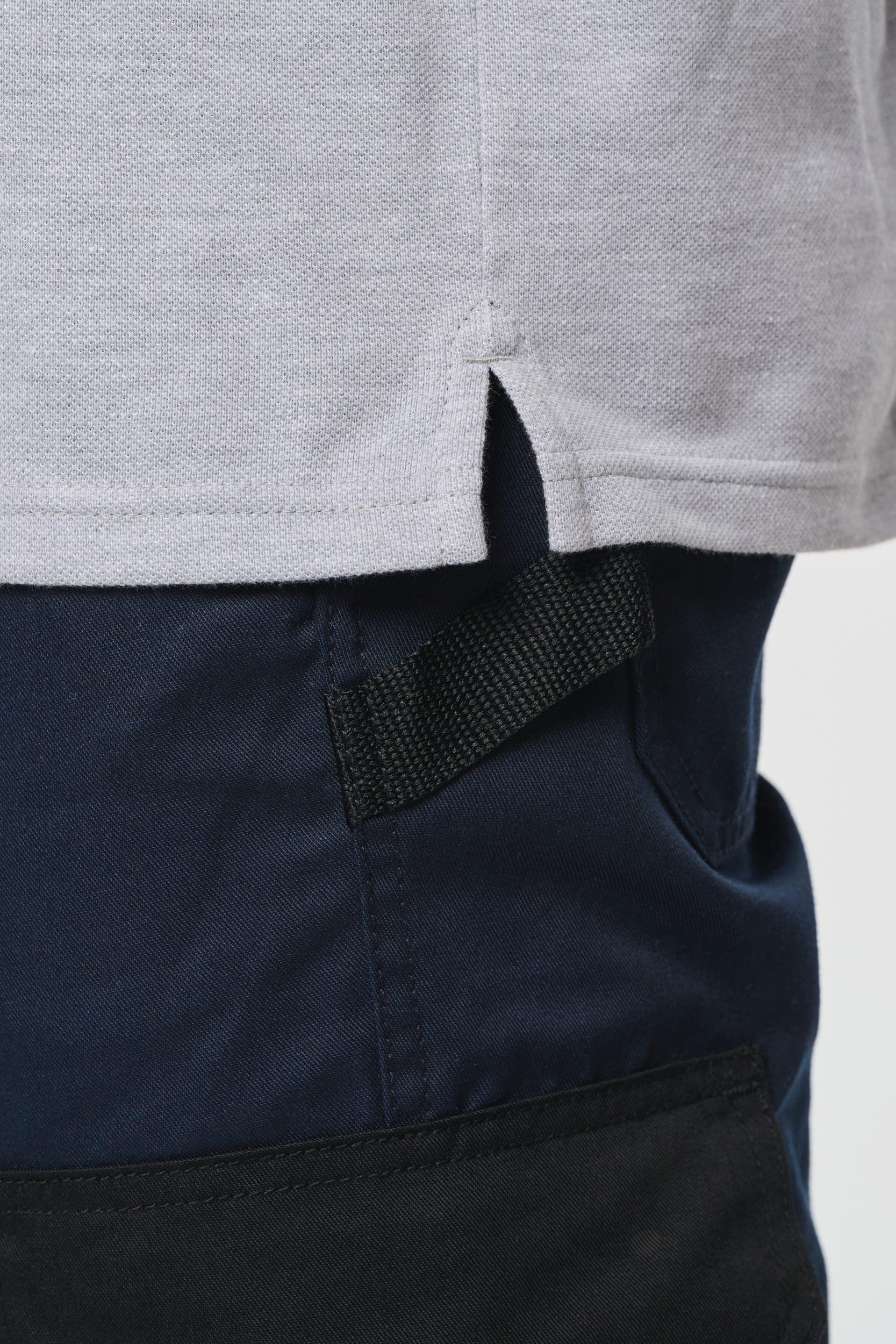 Polo Day To Day contrasté manches courtes homme en situation