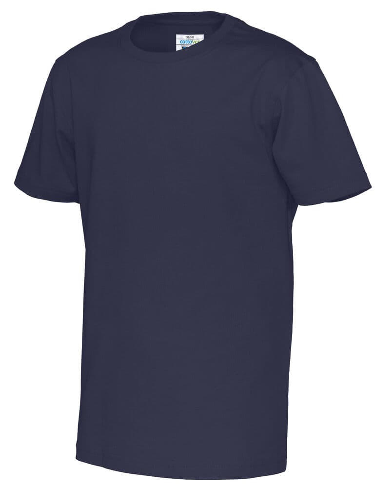 T-SHIRT MANCHES COURTES ENFANT - CERTIFIÉ GOTS coloris Marine