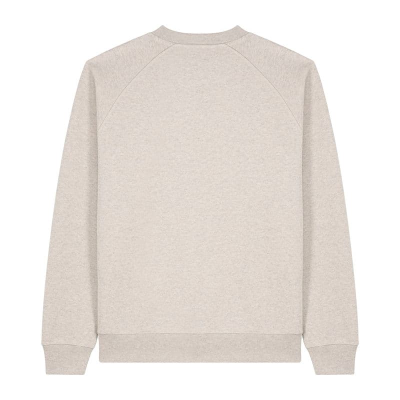 Knoxer unisex relaxed raglan sweatshirt coloris Gris brume chiné
