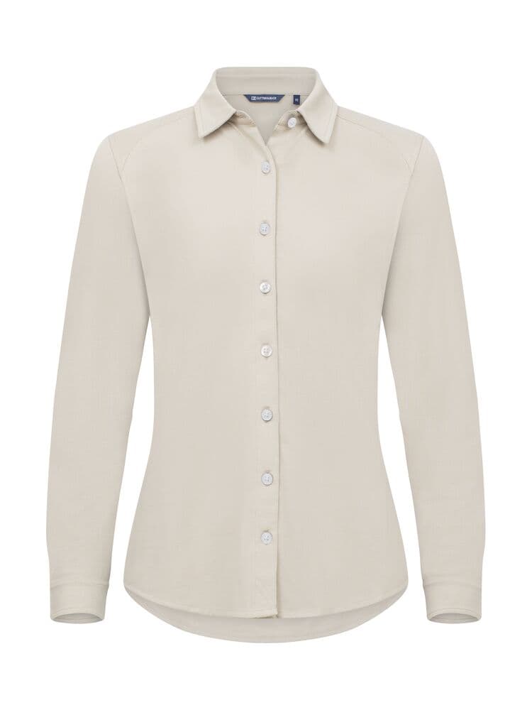 Chemise Cutter & Buck Advantage femme coloris Beige