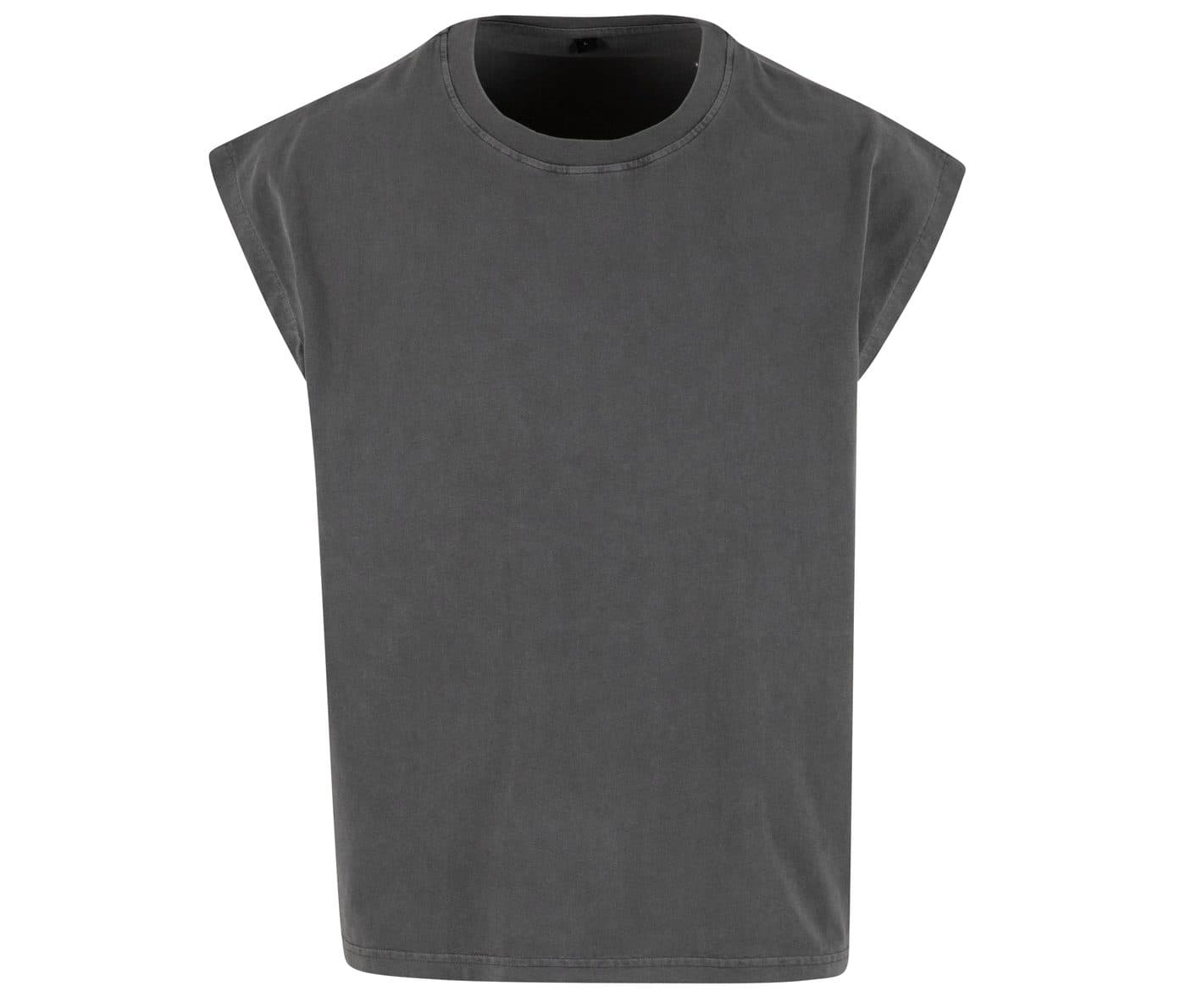 VINTAGE CROPPED HEAVY SLEEVELESS TEE coloris Gris magnétique