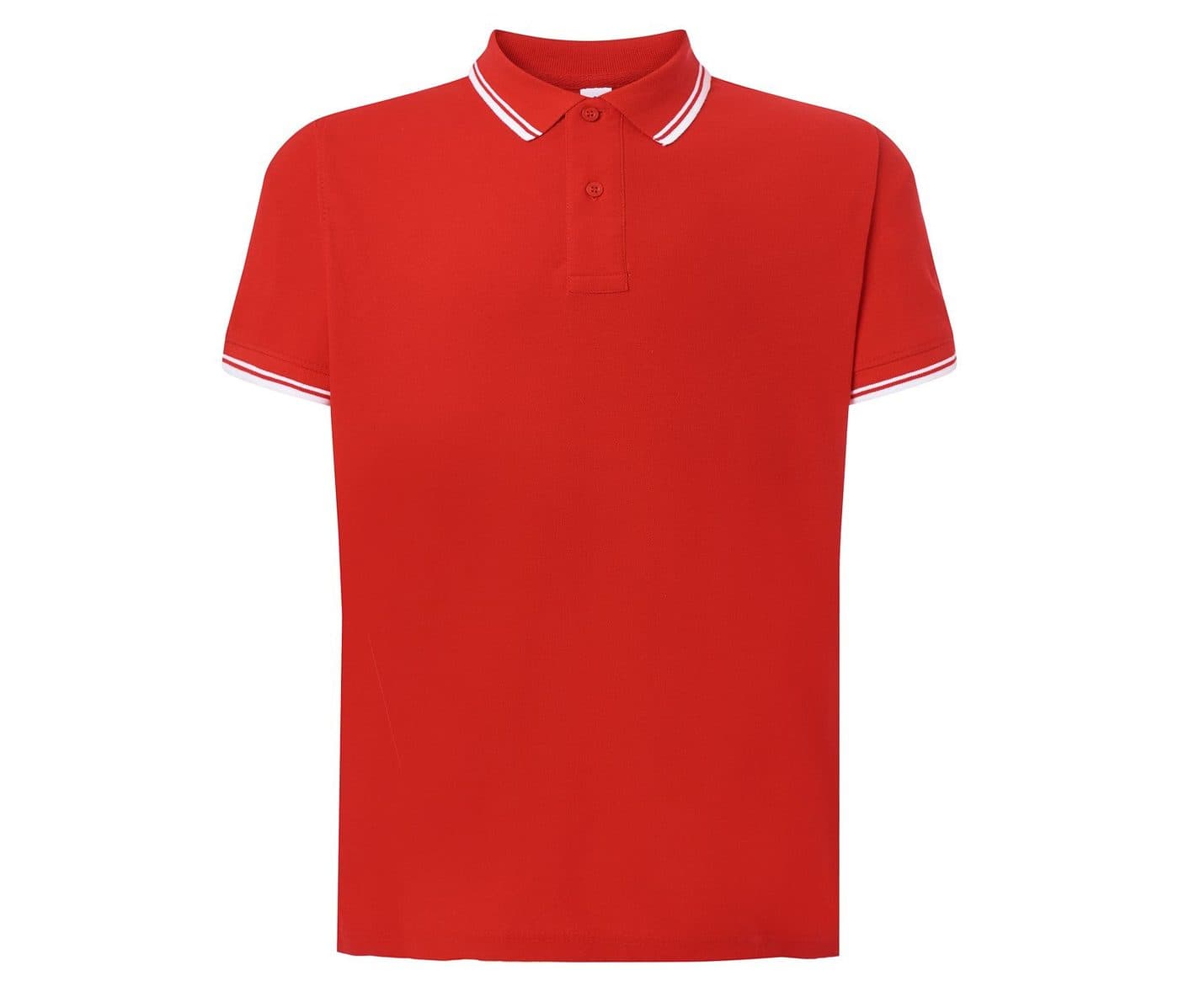 MAN REGULAR POLO coloris Rouge / Blanc